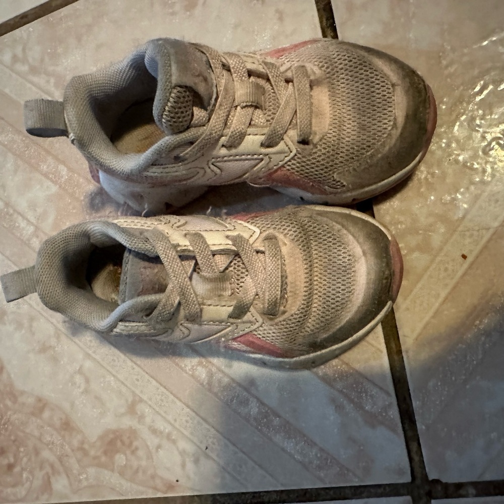 Kids' Pink and Gray Sneakers